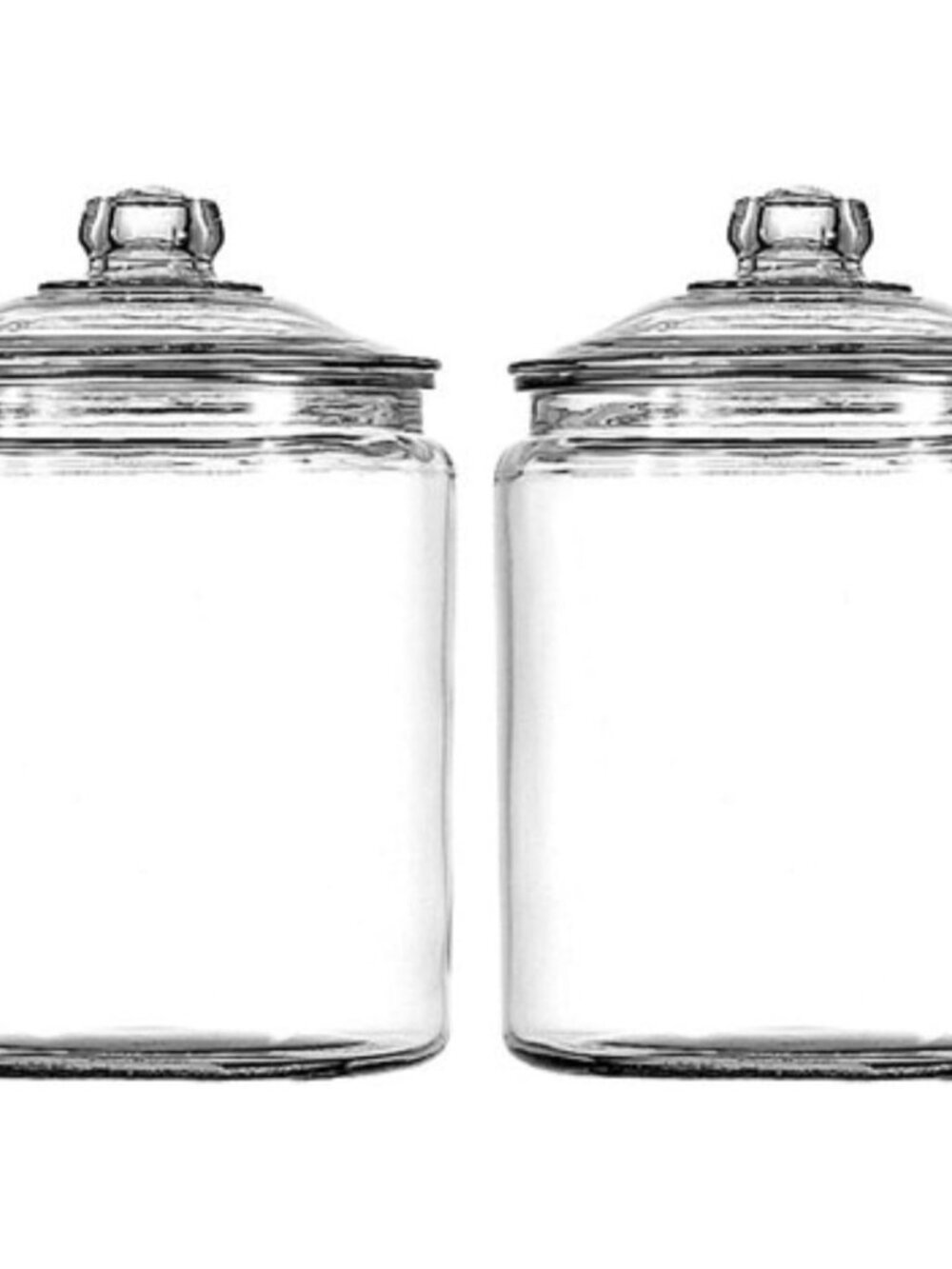 Heritage Hill 1 Gallon Glass Jar with Lid, Set of 2